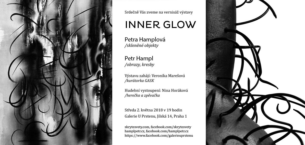 Pozvánka na výstavu Inner Glow