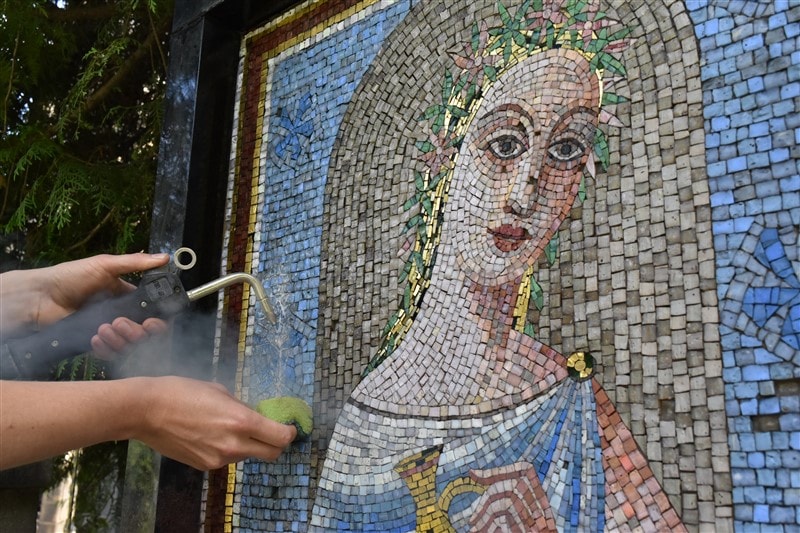 restaurování mozaiky Tumpach