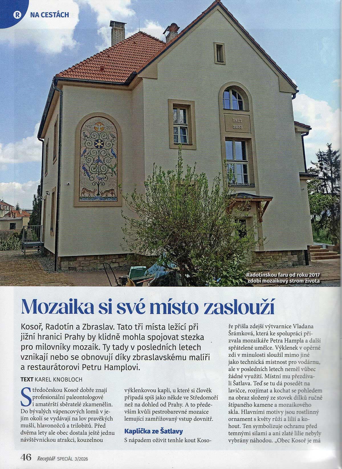 Mozaika si své místo zaslouží, Receptář podzim, speciál, 3/2026